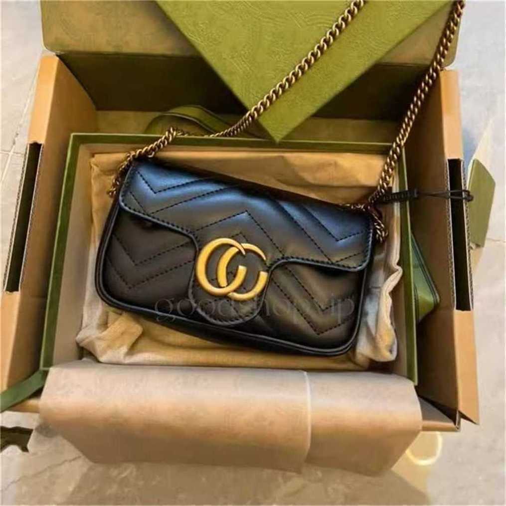 Designer Bag Fragrant Style Genuine Leather Diamond Chain Trendy And Versatile Feeling Small Single Luxury Hand Bags
