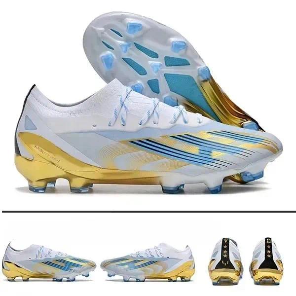 2025 Soccer Boots X Crazyfast.1 FG Laceless Knit Football Cleats Mens Firm Ground Soft Leather Comfortable Training Lithe Soccer Shoes X23 Crazyfast