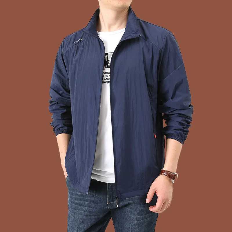 Spring Summer Quick Drying Breathable Jacket Man Ultra Thin Sunscreen Casual Skin Coats Fishing Climbing Hiking Anti Uv Outwear J260608