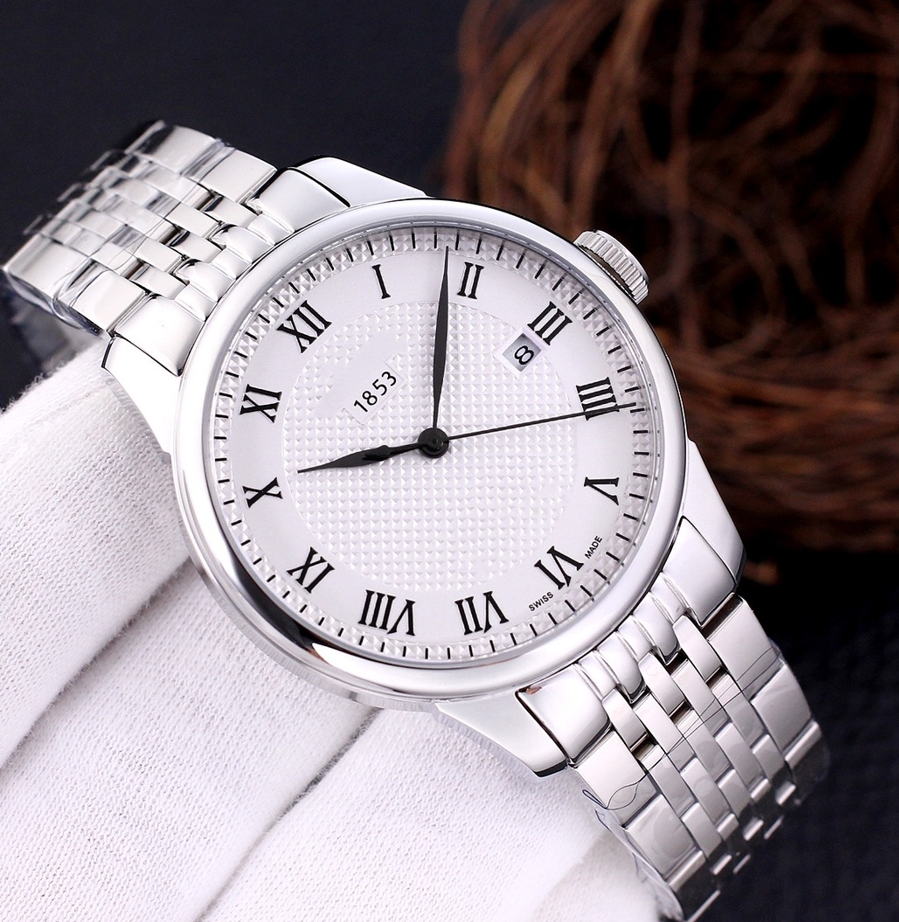 New Mens 1853 Watches Automatic Mechanical Stainless Steel Super Locle Wristwatches women watch
