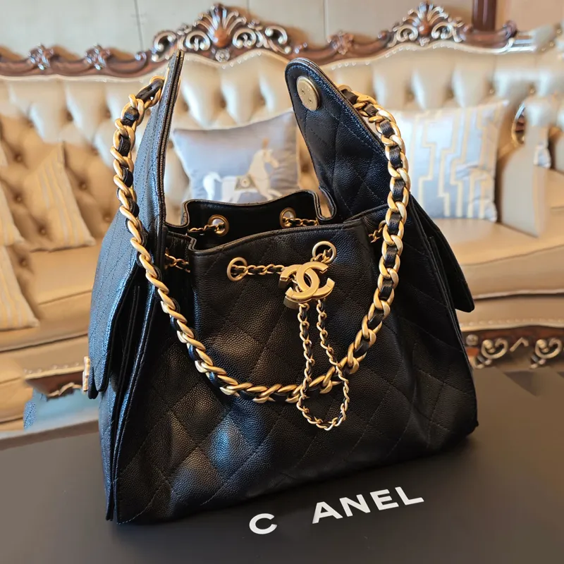 New caviar Luxury bag Designer Bags cc bag Fam New Black gold chain leather Woman Shoulder bag Totes Women Wallet Handbags Lady Letter Messenger Fem