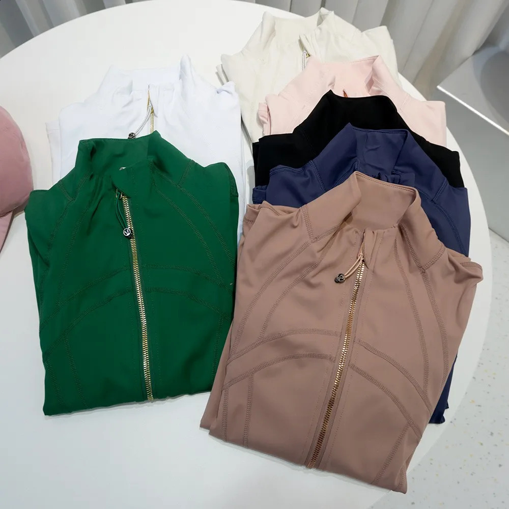 Vêtements de Yoga édition limitée veste pour femme coupe ajustée sport à manches longues haut de fitness décontracté 260609