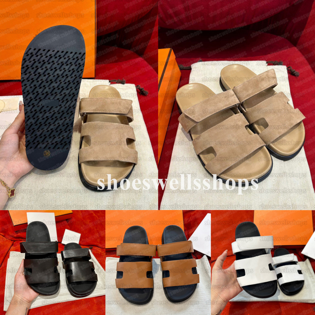 Sandals Women Designer Slides Slippers Fur Shearling Leather Canvas Slide Fuzzy Plush Slipper Orange Red Womens Summer Winter Sandal Shoes 01