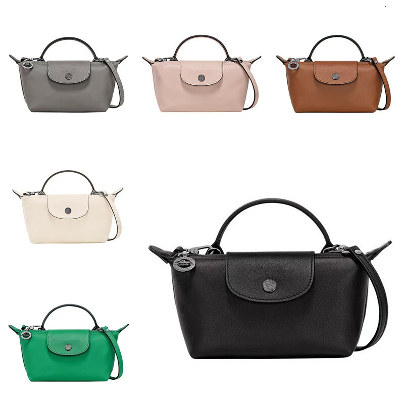 Long Designer Shoulder Bags Mini Hobos Crossbody Bag Short Handle Button Zipper Leather Real Leather Lightweight Dumplings Bag Totes Top Handle Trav