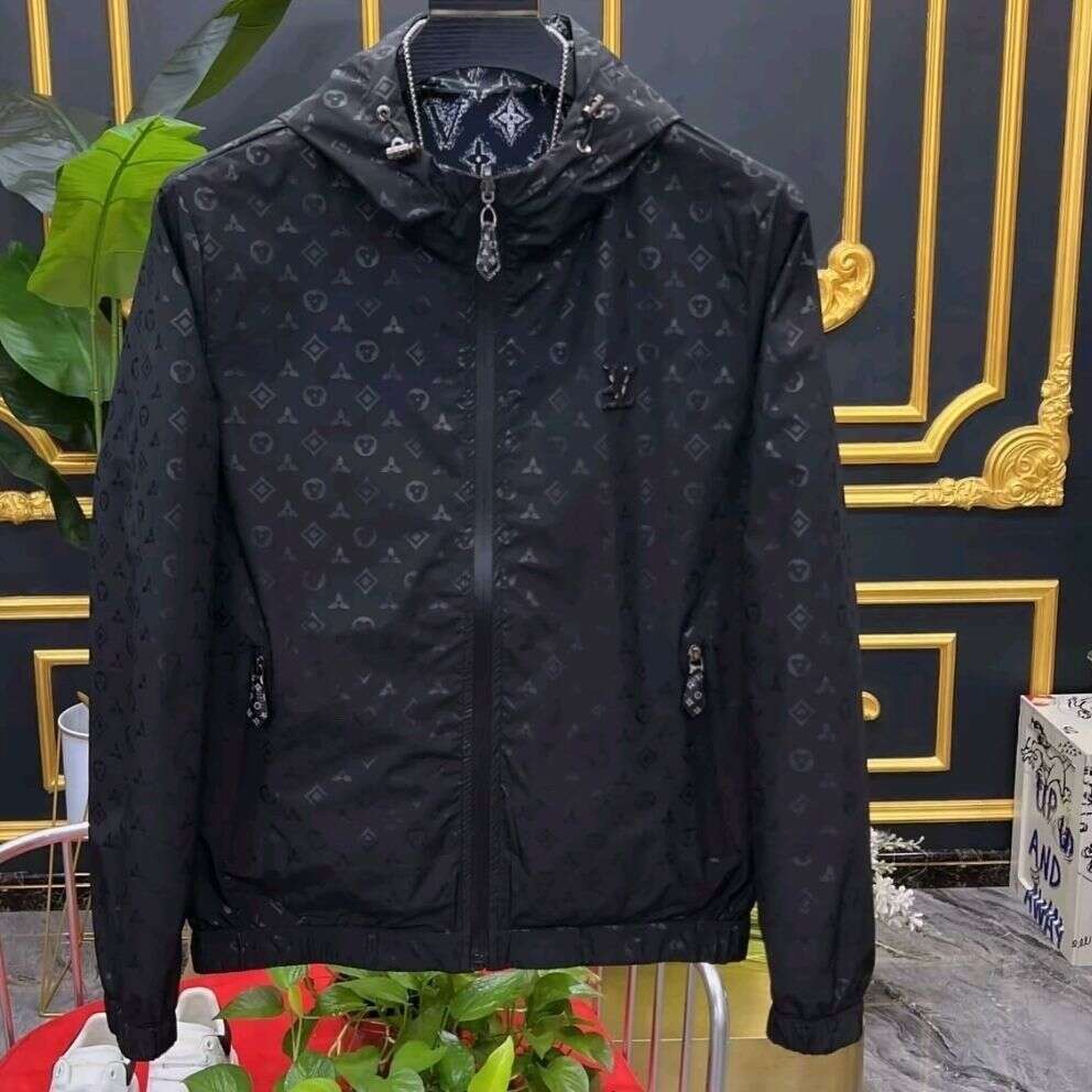 Veste à capuche décontractée pour hommes, marque européenne, élégante, tendance, haut tendance, printemps et automne, 2025
