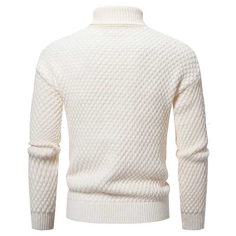 Sweater Winter Turtleneck 2025 Autumn Men Slim Fit Knit Pullovers Fashion Warm Casual knitted Sweater Mens Long Sleeve Pullovers X260609