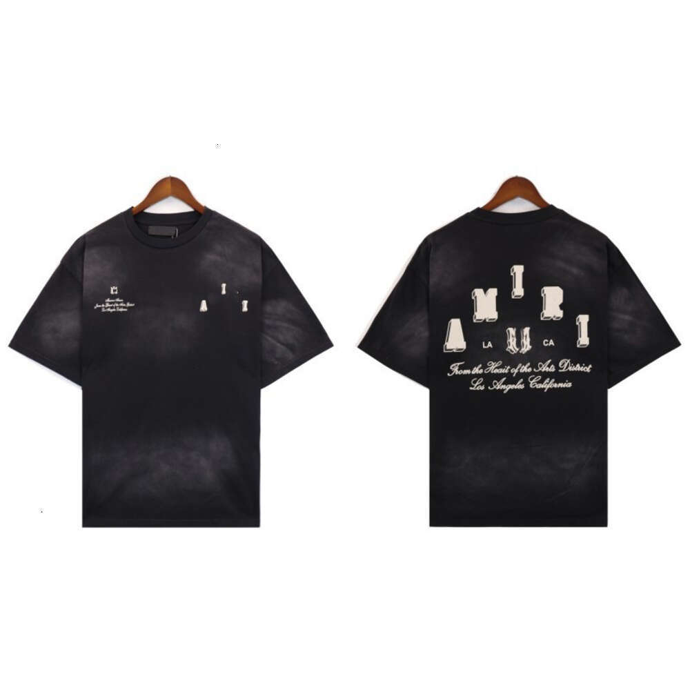 Designer T Shirts Mens Womens Amirishirtlies Shirt Printed Fashion Man Top Quality Cotton Tees Y2k Graphic Short Sleeve Luxury Hip Hop Streetwear Ts