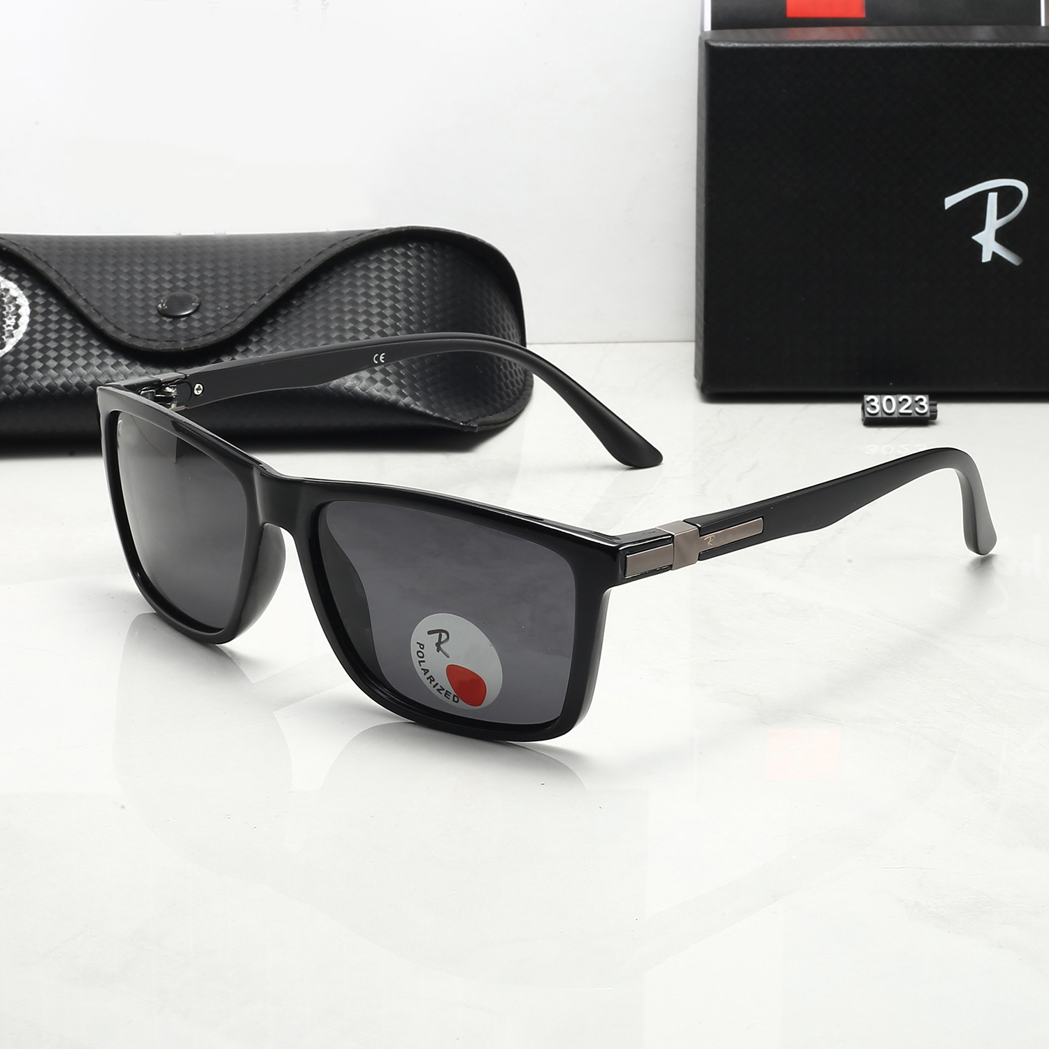 Designer Sunglasses Mens Womens luxury black vintage summer Outdoor shades Polarized Lightweight Frame UV400 protection rb eyeglasses with box
