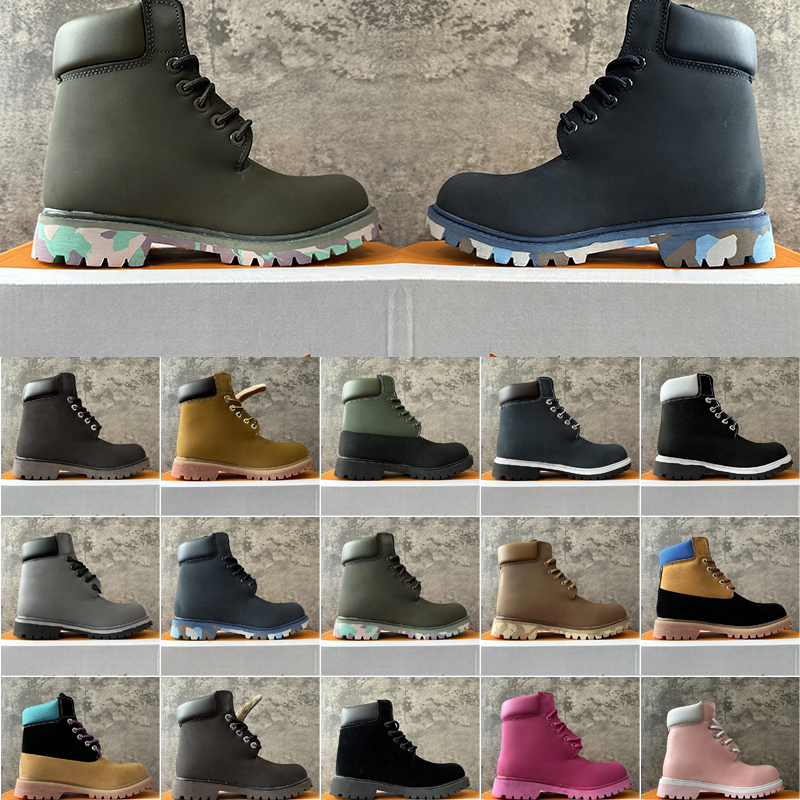 boot Designer bottes de luxe chaussures hommes bottes imperméables cheville classique Martin chaussure Cowboy jaune rouge bleu noir rose randonné