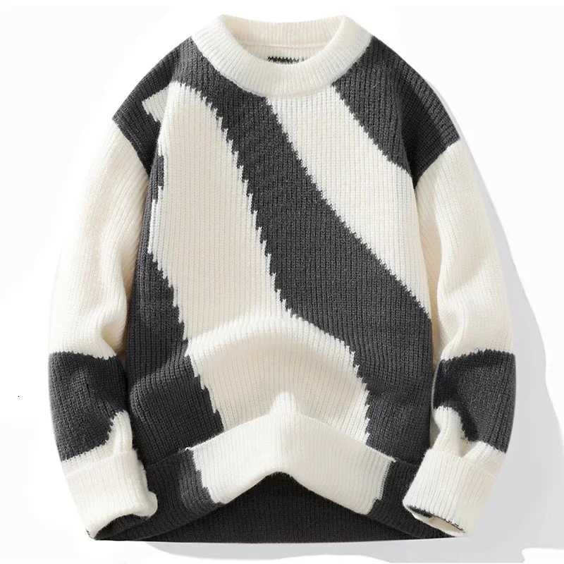 Versatile Winter Comfortable Mens Fashionable Distressed Sweaters Outdoor Fashion Trends Warm and Casual Knitted Sweaters X260609