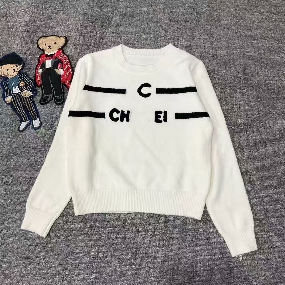 Women Designer Clothes, Sweater Women Designer Luxury,Sweater Cropped Fit Knit Sweater for Women