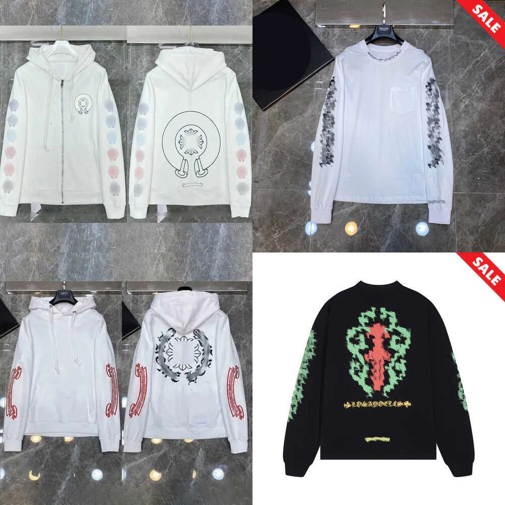 Chrom Hoodie High Quality chrome designer clothes men Sweatshirts Hip Hop loose sleeves Pullover Cardigan Loose mens hoodies women hoodiesw mk