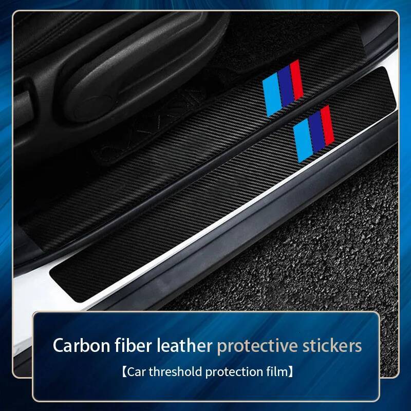 1/4/5/9Pcs Car Door Carbon Fiber Threshold Protector Decal for Bmw Performance M 1 2 3 4 5 6 7 Series X1 X2 X3 X4 X5 X6 X7 ddmynov