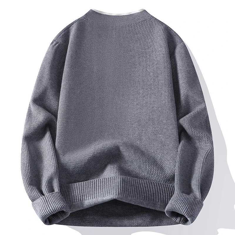 Collar Henley Autumn Knit Winter Pullovers Men Vintage Casual Knitted Sweater Mens Solid Color Warm Sweaters Fashion Pullover X260609