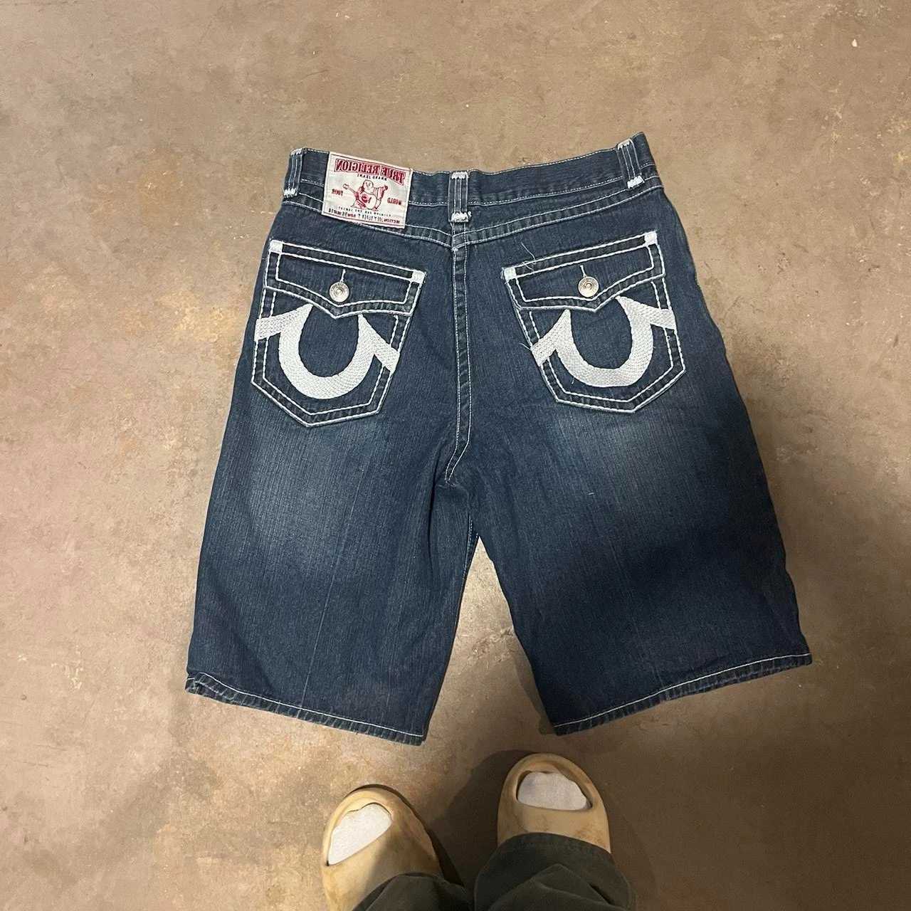 Mens Hip Hop Blue and Navy Shorts Y2k Baggy Jeans Embroidery Streetwear Denim Short Pants Harajuku Baskeall Men Shorts z2507055ALG