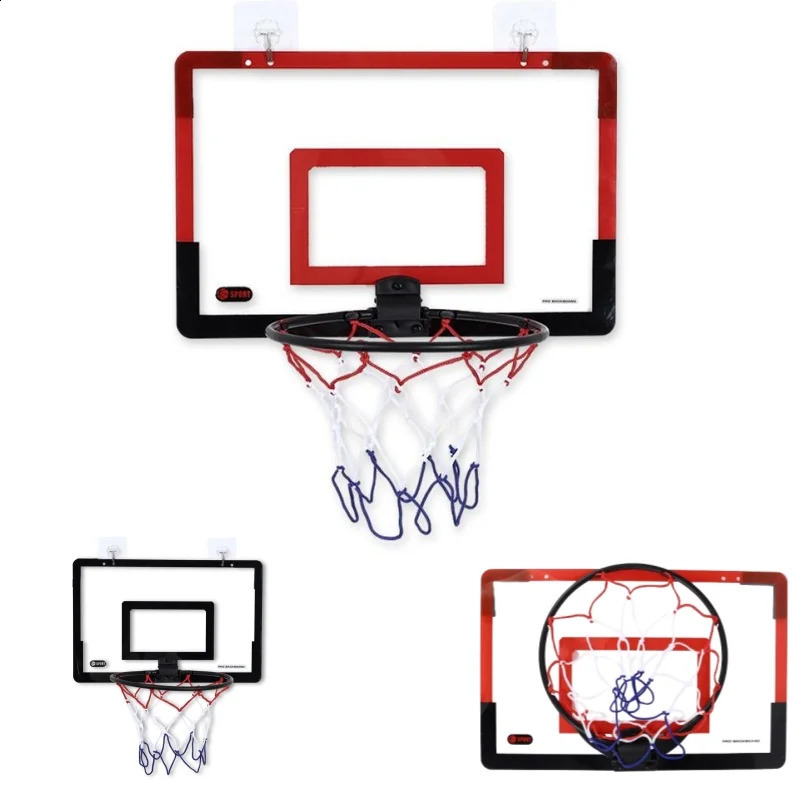 Indoor Mini Basketball Hoop for Kids and Adult 40 X 20 cm Plastic Family Games Toy for Home and Office Door or Wall Mounted 260608