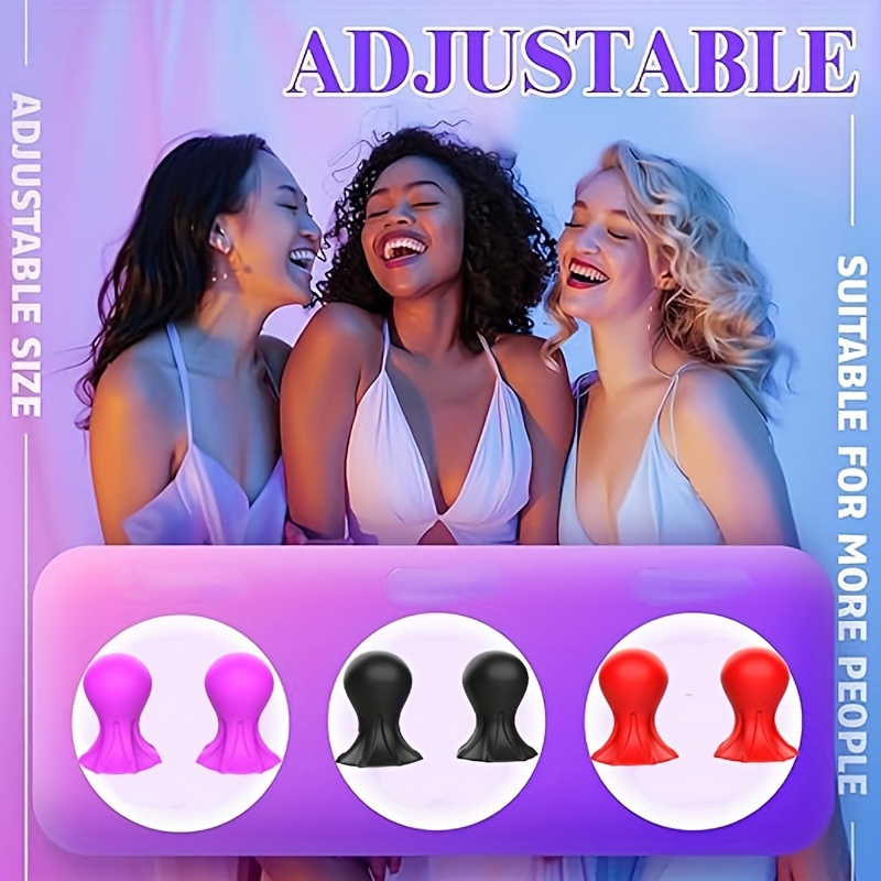 Toy For Sex Pack of 2, Nipple Toys, Nipple Sucking Cup, Nipple Pump, Female Sex Toys, Power Sucking, Suitable for Couples SM Sex Game Pleasure