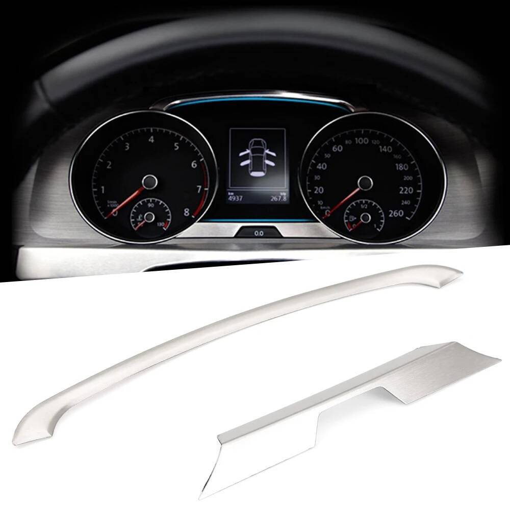 Car styling For VW Volkswagen GOLF 7 MK7 Auto Stainless Steel Panel Trim Decoration 2 PCS/Set ddmynov