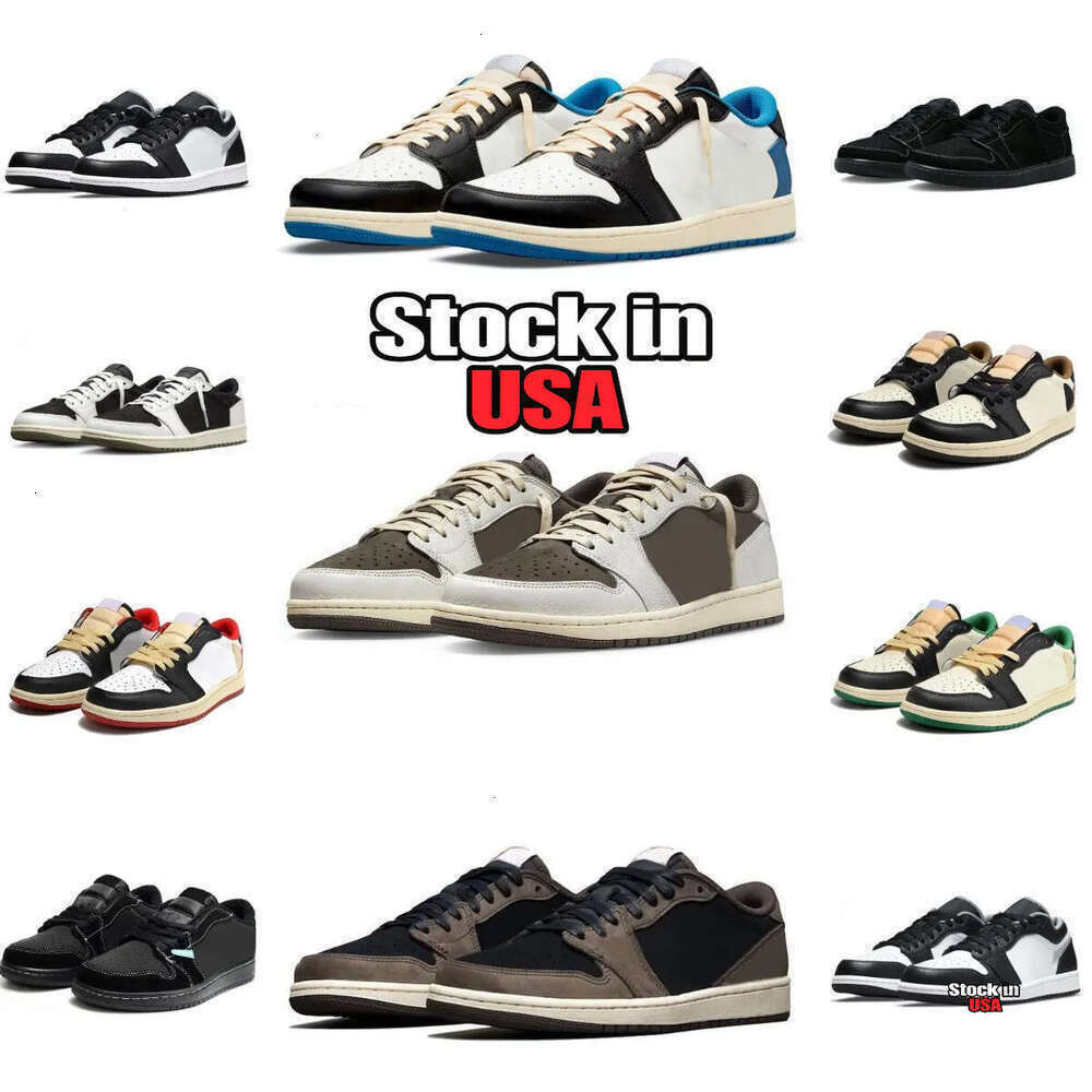 designer J1 Low Sports Basketball Shoes Trainers Men 1 1S Reverse Mocha Big UNC Jack Dark Canary Sail Medium Olive Neutral Black Phantoms White Wome