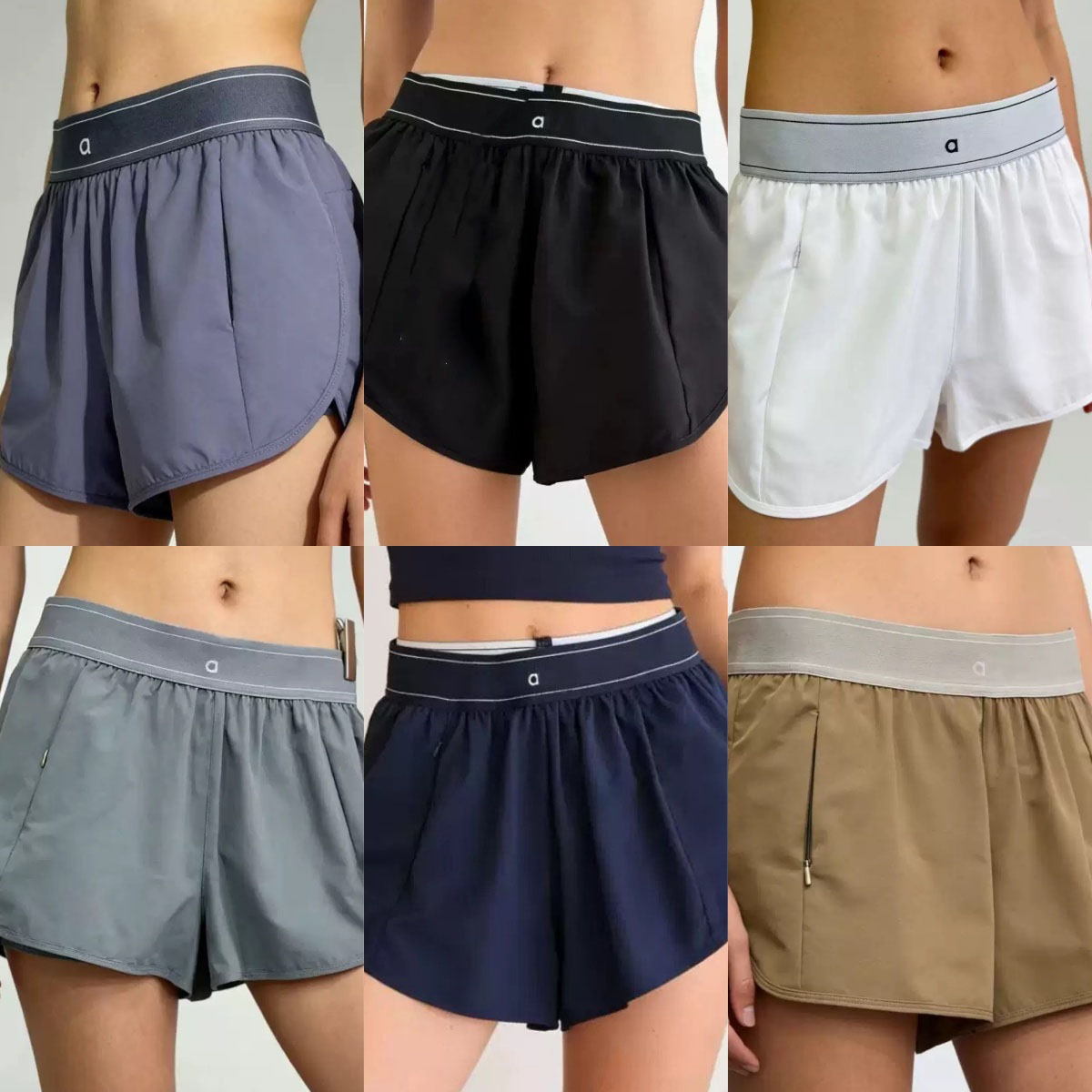 AL Shorts Match Point Shorts Women Quick Dry Running Shorts Sports Culottes Breathable Light Skirt Shorts-image-918347580