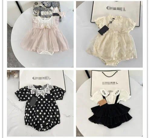 Baby Newborn Romper Designer Clothes Kids Luxury Designer Newborn Baby Girl Boy Rompers Clothes Infant Girls Onesie Bodysuit Jumpsuits Tops a674