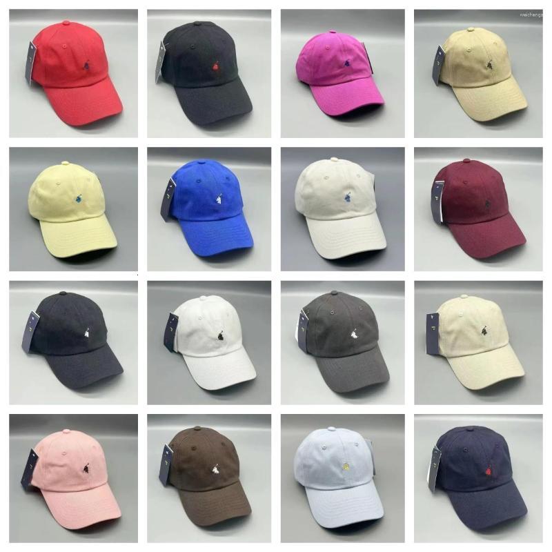 Casquettes de baseball Casquette de baseball de luxe pour hommes et femmes, chapeaux de mode classique en coton avec broderie de poney, sport déc