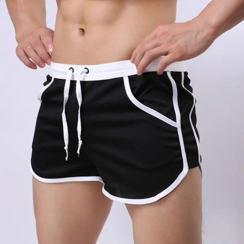 Summer Mens Quick Dry Beach Casual Comfort Mid Waist Swim Shorts Plus Size 3XL Swimwear Short Pants Men 260609
