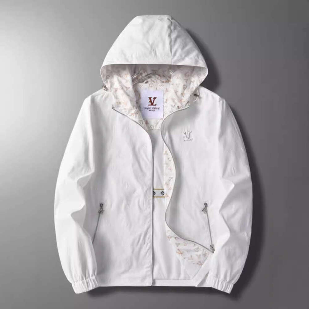 Men's White Faux Fur-Lined Hooded Bomber Jacket, Casual Long-Sleeve Windbreaker Coat with Zipper Closure, Sherpa-Lined Winter Outerwear for Everyday
