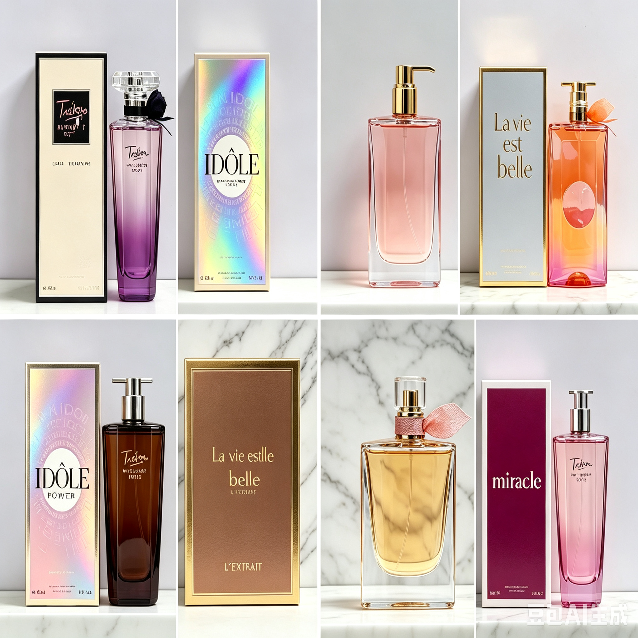 Luxury Brand Perfume IDOLE LA VIE EST BELLE ROSE EXTRAORDINAIRE e 100ML 3.4oz Long Lasting Smell EDP Men Woman Parfum Cologne Spray-image-1067642920