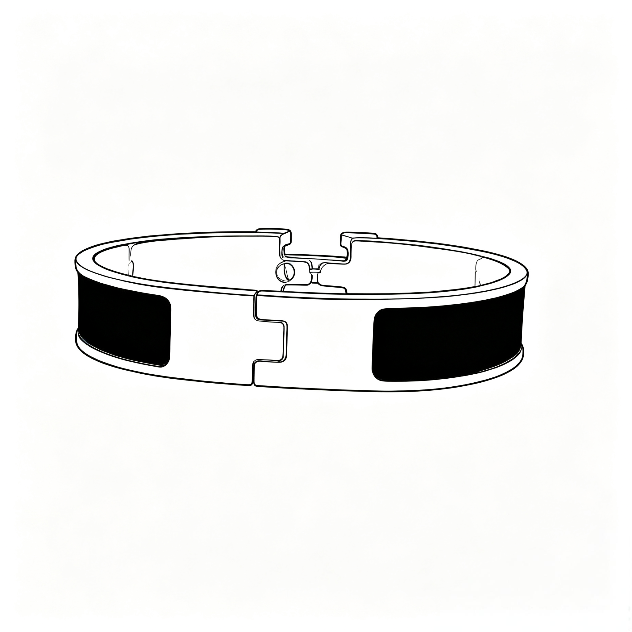 12mm Luxury Colorful Enamel Cuff Bracelet, 316L Titanium Steel K Gold Designer Jewelry Women Gift-image-1109711058