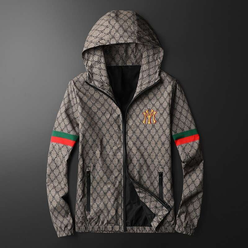 European Collection 2026 Spring New Men's Casual Jacket With Hood, Slim Fit, Trendy And Stylish