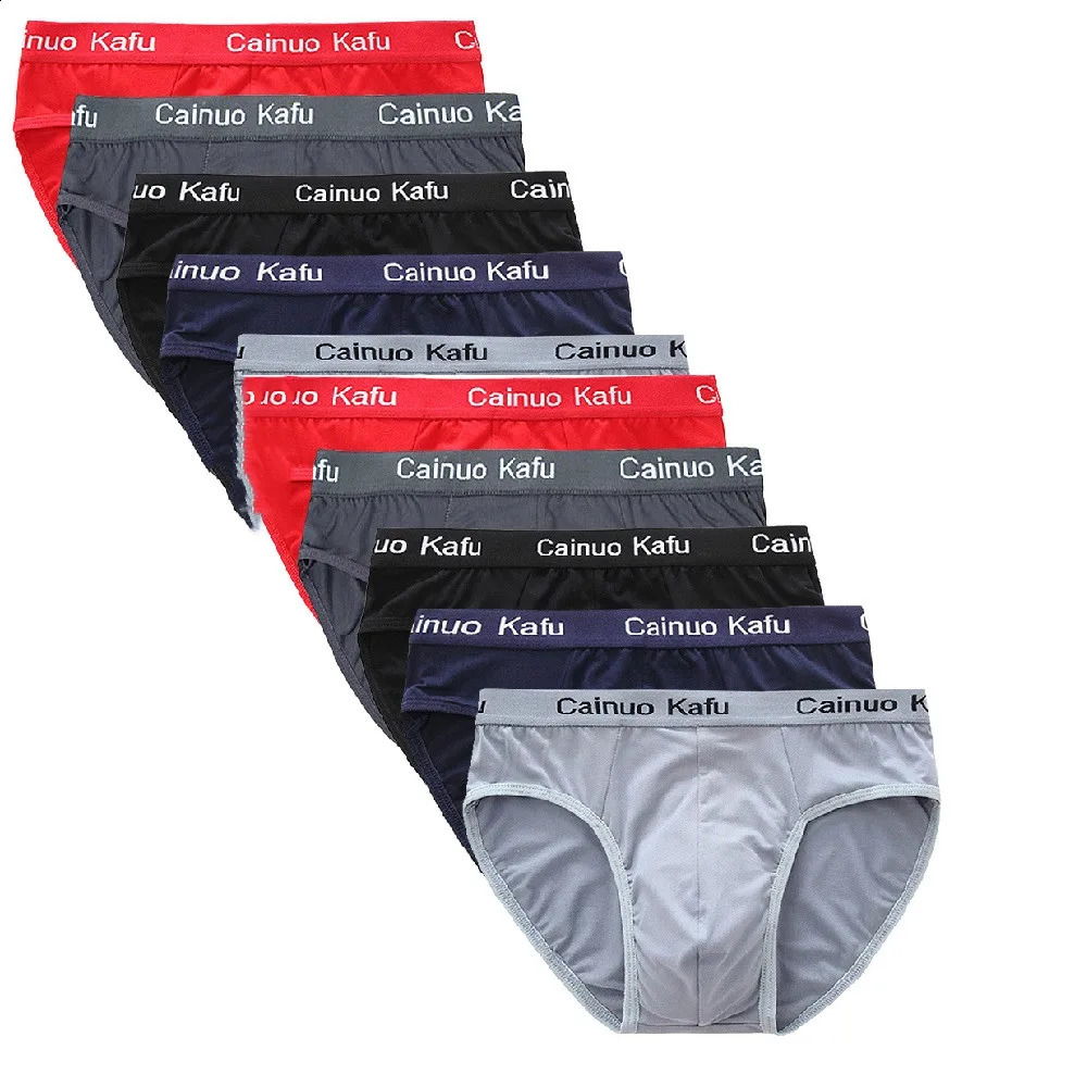 briefs Men's Underwear 10Pcslot Fashion Mens Panties Underwear Men Size Briefsr Bikini Pant Comfortable Sexy Slip Underpants L5xl Underpants