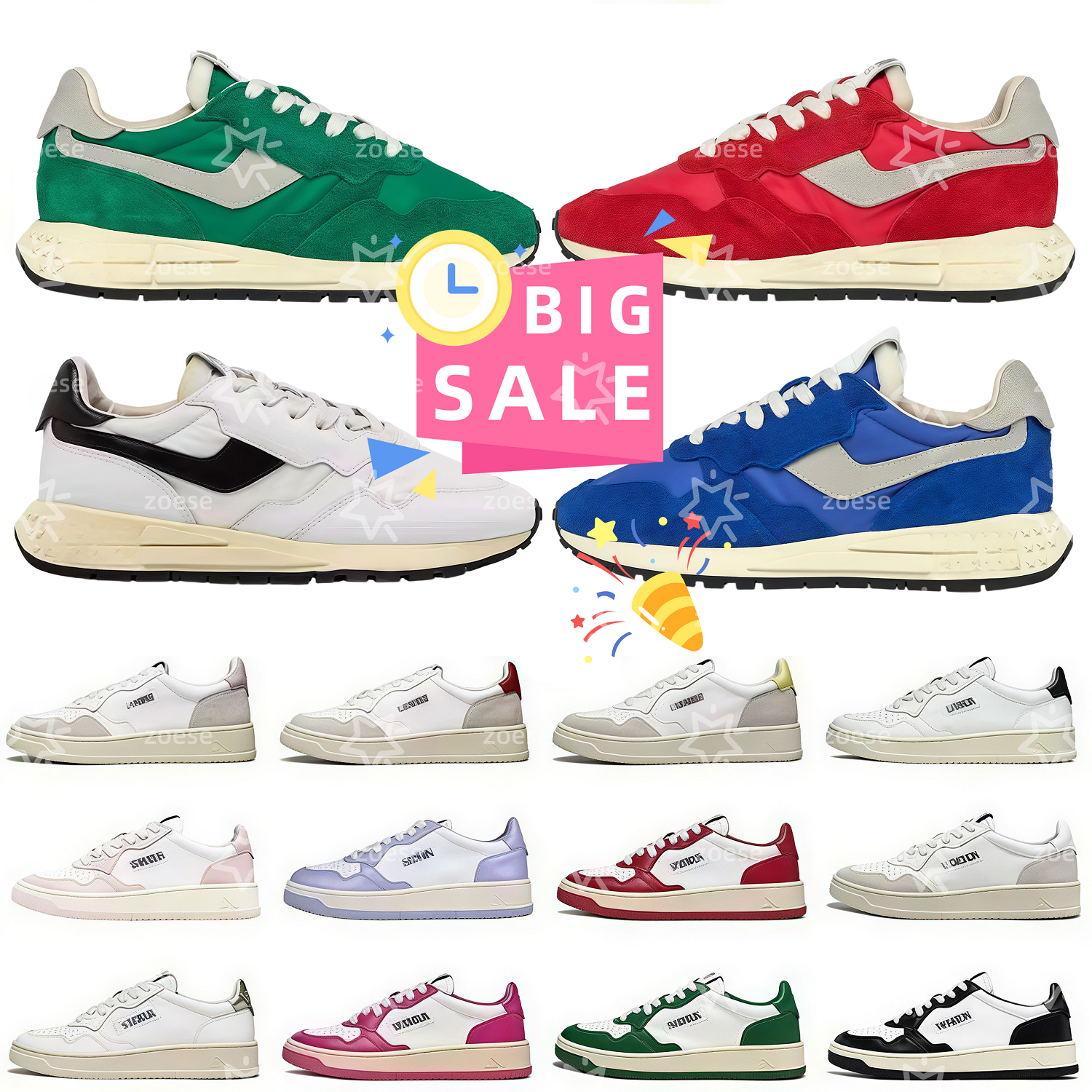 Free shipping autryy designer casual shoes mens womans Action Leather Suede Platform sneaker medalist sneakers pink men women outdoor sport trainers