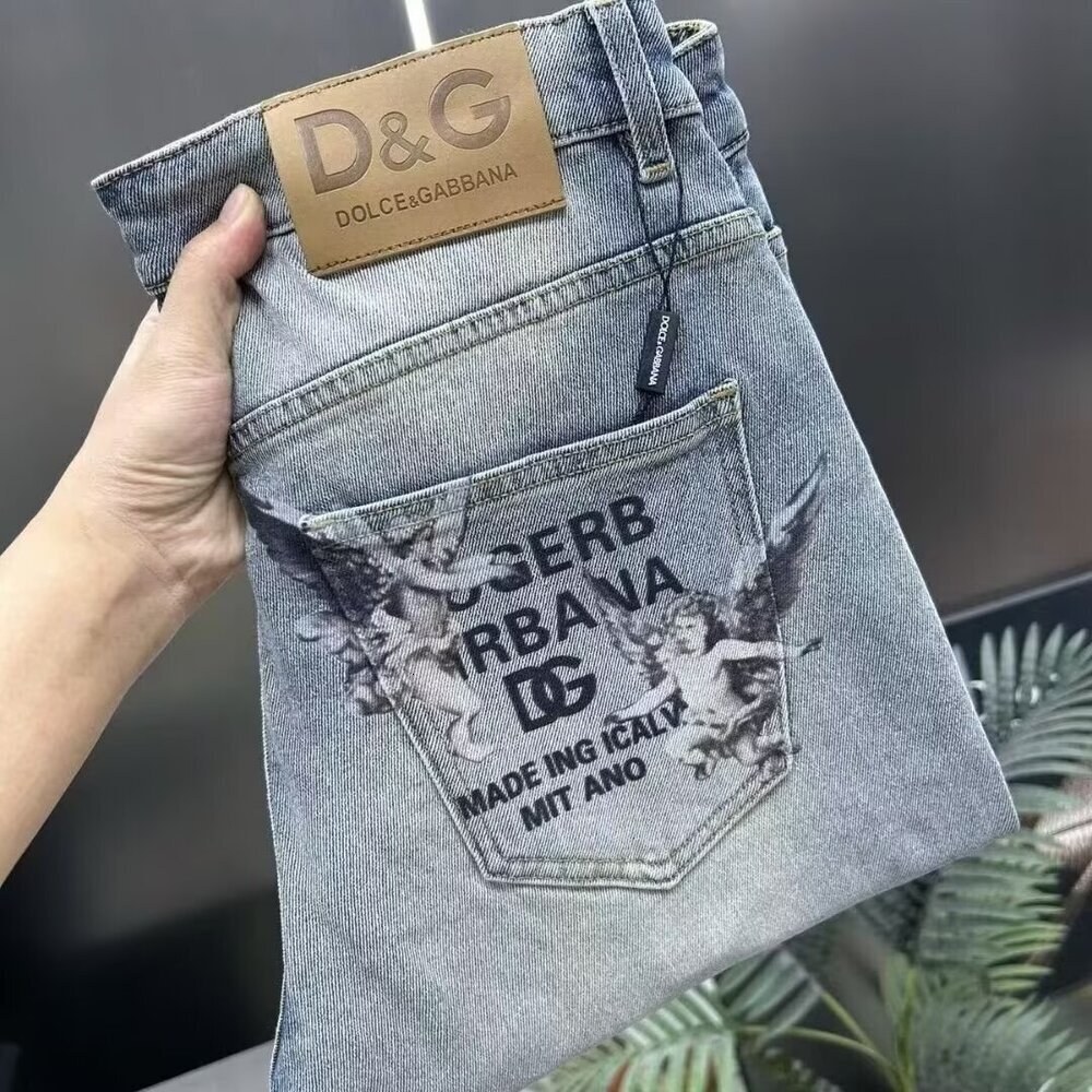 High-end Mens Jeans Strety Slim-fit Straight-leg Stylish Casual Strety Long Pants For Tnagers Pantnes De Hombre Mens Jeans Designers Z260623