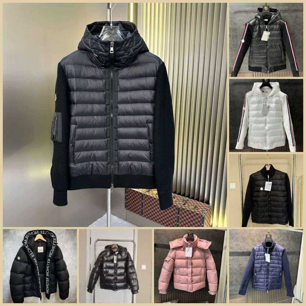 Down Hooded Cardigan Designer Wool-blend Sweater Outwear Warm Mens Windbreaker Jacket Men Pufferjacket LD011 Q260610
