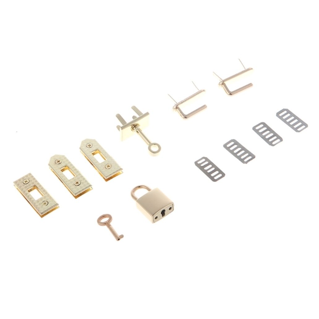 2026 New New 7Pcs Clasp Lock Lockbutton Metal Hardware For DIY Handbag Shoulder Bag Purse Free Shipping 32 Free Shipping