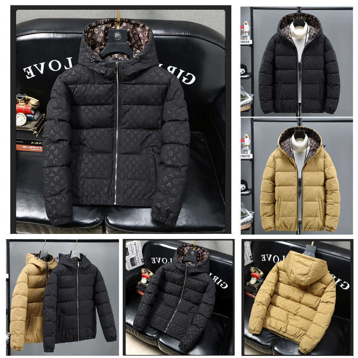 Mens Down Luxurious Business High-quality Jacket Streetwear Thicken Cold-proof Long Sve Male Casual Outerwear Simple Stand Thick Winter Coat Q260610