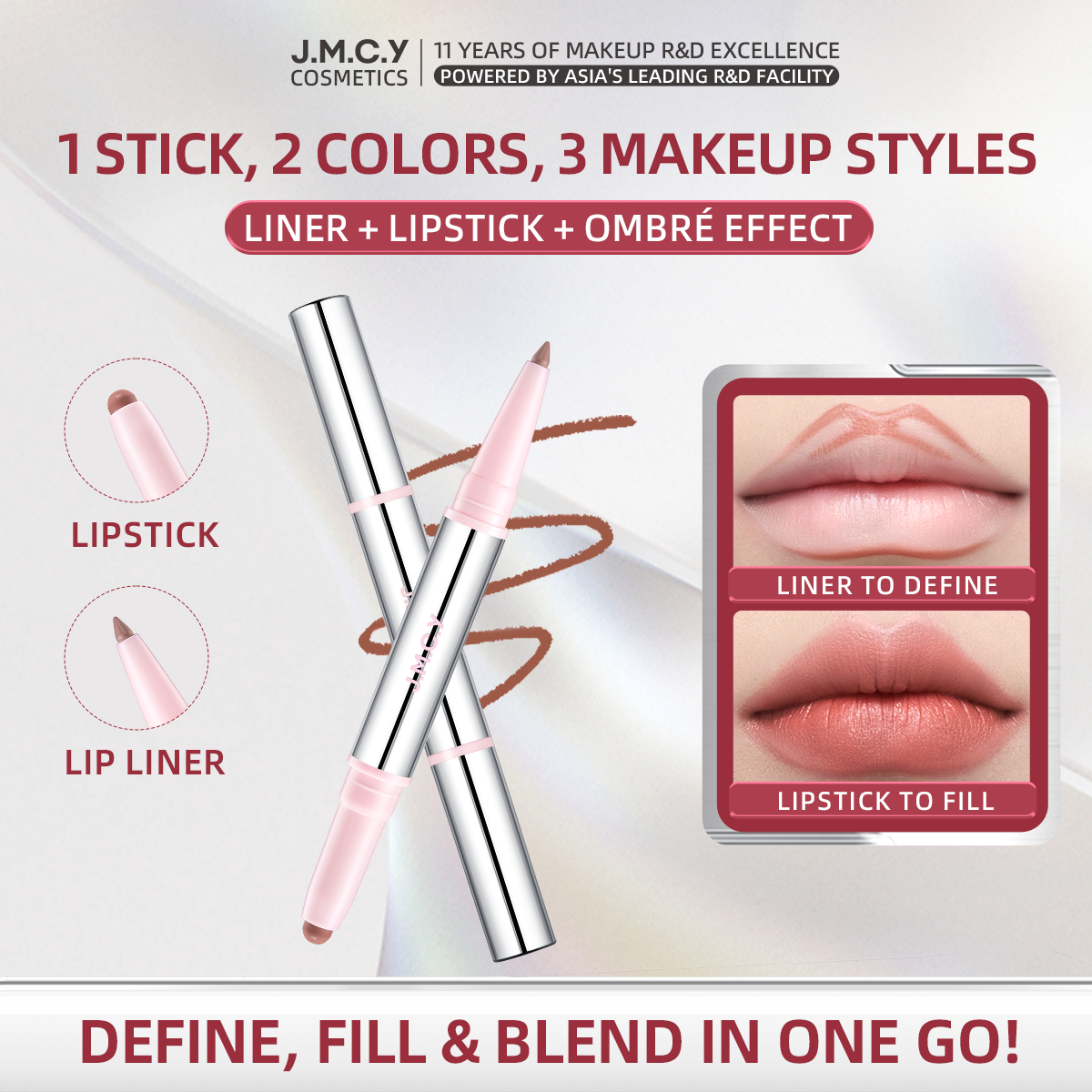 JMCY Mist Sensing Dual Lipstick Pen-image-1109856578