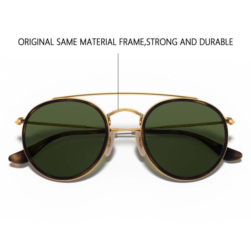 Classic double bridge Style Sunglasses No 3647N men Women Brand Design Sun Glasses Original Quality UV protection lenses come with free original qua