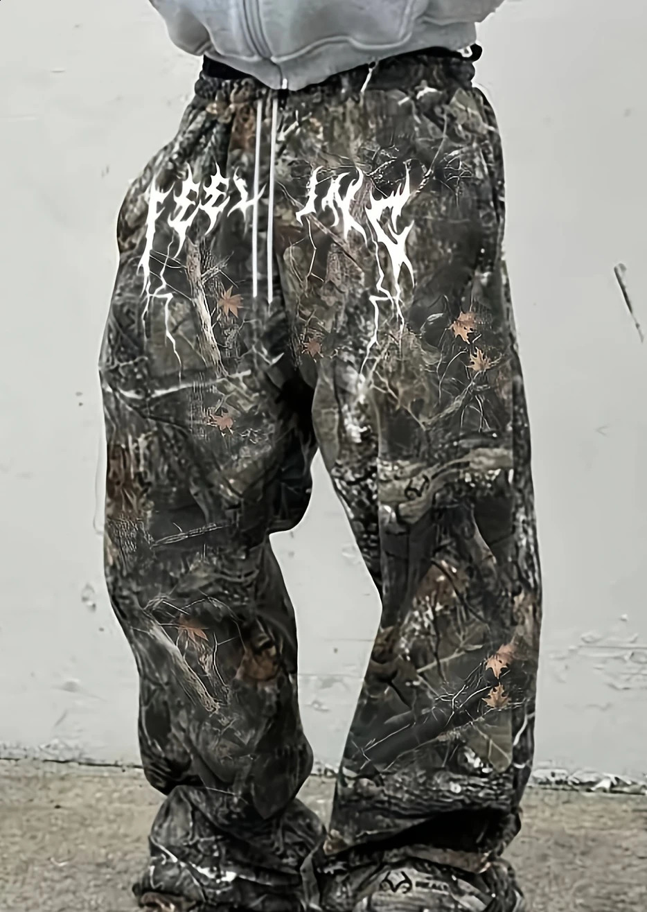 2026 Summer Fashion Retro Gothic Outdoor Production Hip-hop Vacation Fitness 3D Printing Street Style Pants Large Size 260609