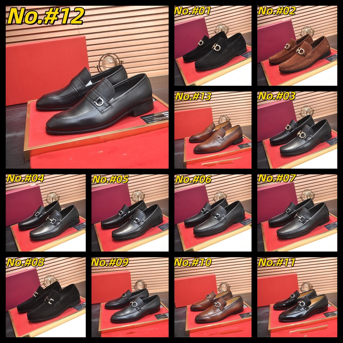 Luxury Men's Loafers Fashion New Spring Summer Lace-Up Men Shoes Designer High Quality Vintage British Formal Luxury Dress Loafers Wedding Brog
