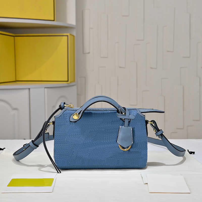mirror quality pillow denim bag luxury purses crossbody designer bags woman handbag leather travel shoulder bags top handle bag 260610