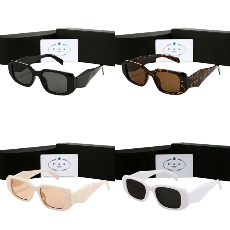 Designer Sunglasses Symbole Linea Rossa Triangle Cat Eye Rectangular Geometric Frame Glasses UV400 protection Polarized Women Men PRA SPR17WS Sun Gl