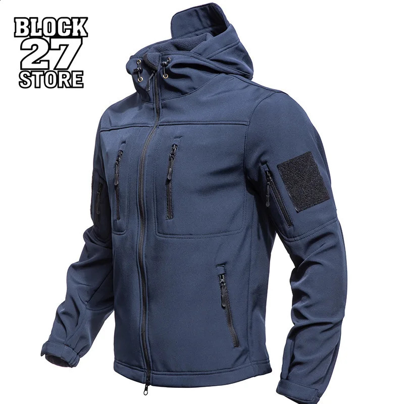 Harajuku Softshell Jacket Men Outdoor Hiking Windproof Waterproof Thick Warm Coat Military Style Winter Mountaineering Outwear 260609BJ