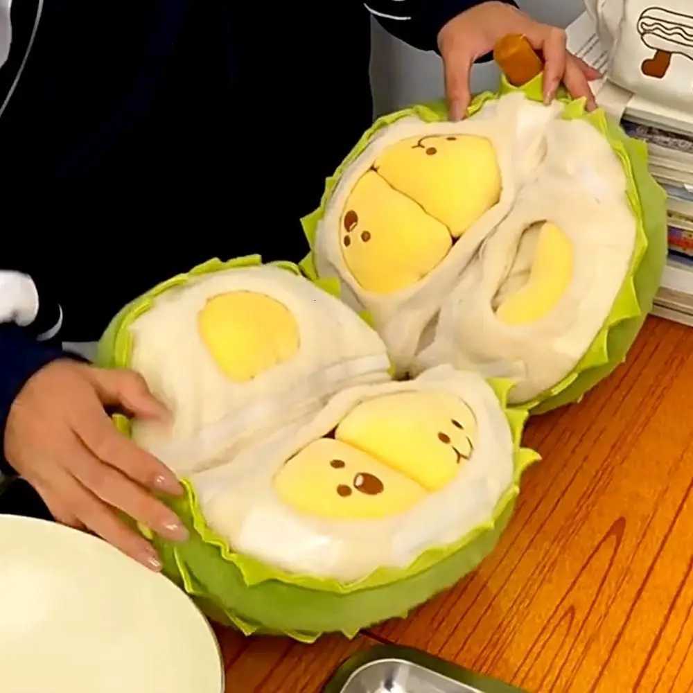 Fruit Creative Durian Shape Plush Toy 25cm Detachable Soft Decpression Toy New Stuffed Toy Body low Gifts for Children J260610-image-1109914167