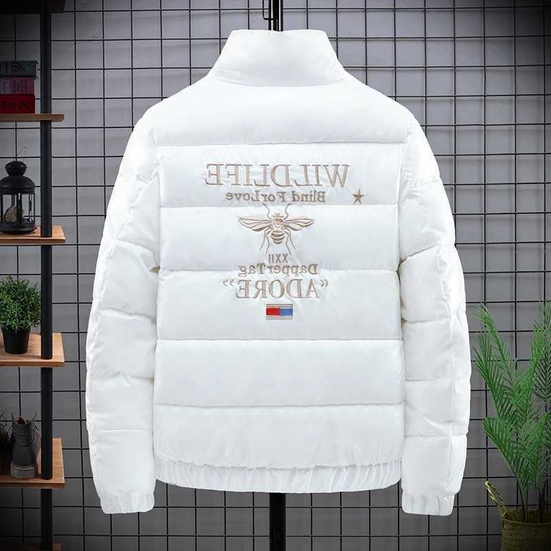 New Mens Cotton-padded Jacket Plus Velvet Baseball Collar Parka Oversized Men Winter Q260610