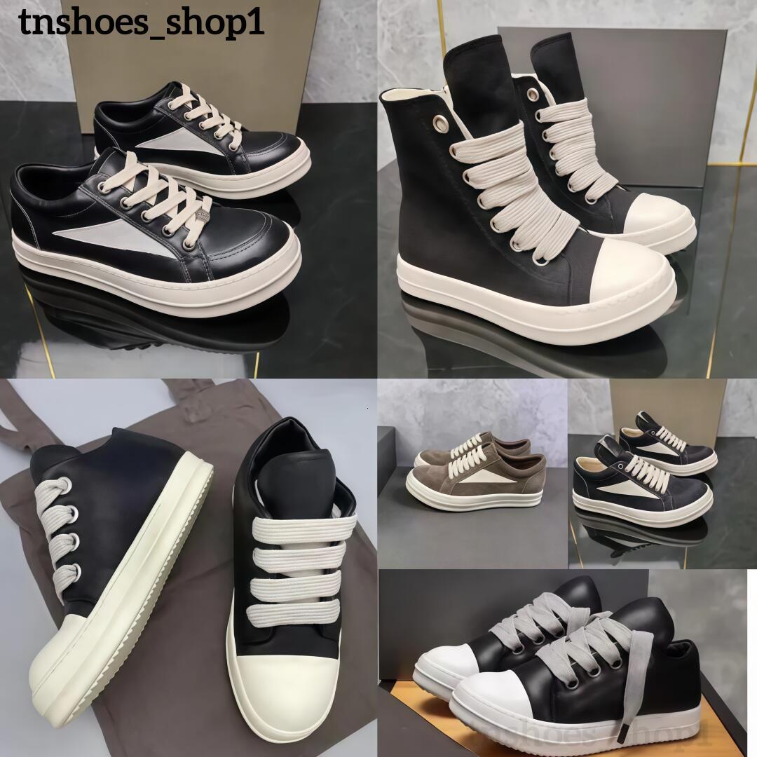 designer boots rickss shoes mens Geobasket sneakers owenes Vintage Casual running shoes Runaway Low Top Genuine Leather Canvas Suede sneaker trainer