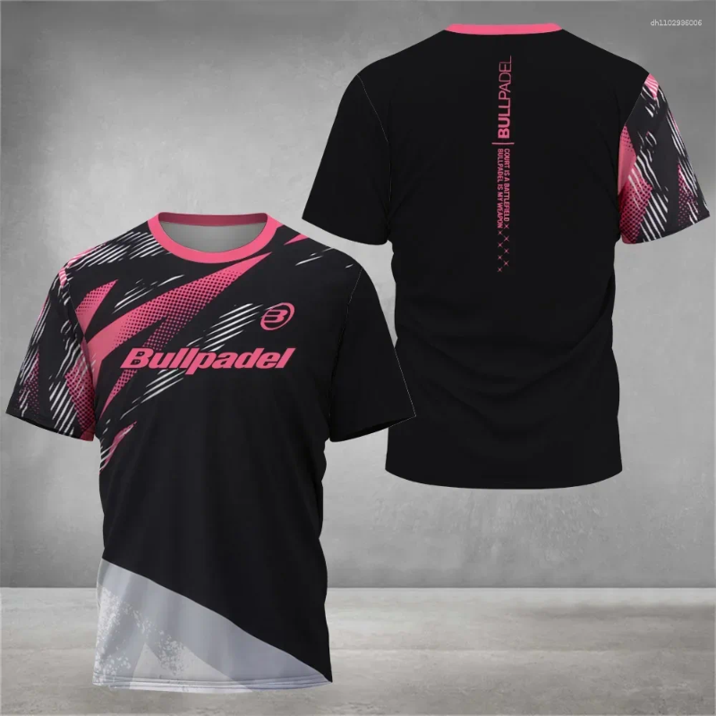 Men's T Shirts Cool Padel Breathable Short Sleeve Summer Quick Dry Street Tops 3D Printed T-Shirt Fitness Series-image-1109873739