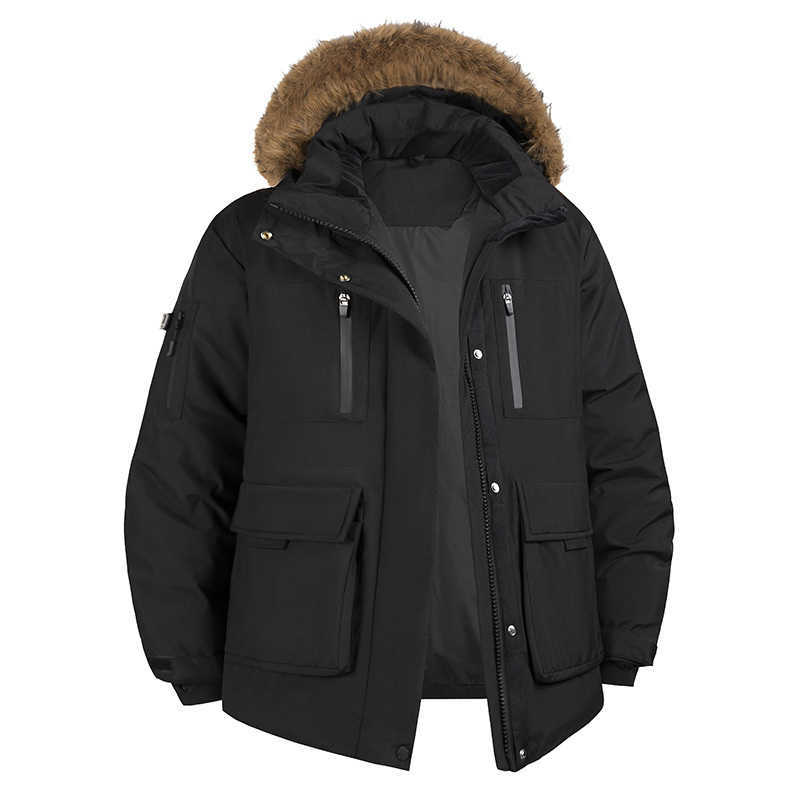 -20 Degree New Down Jacket Male Winter Parkas Men White Duck Down Jacket Hooded Outdoor Thick Warm Padded Snow Coat Q260610