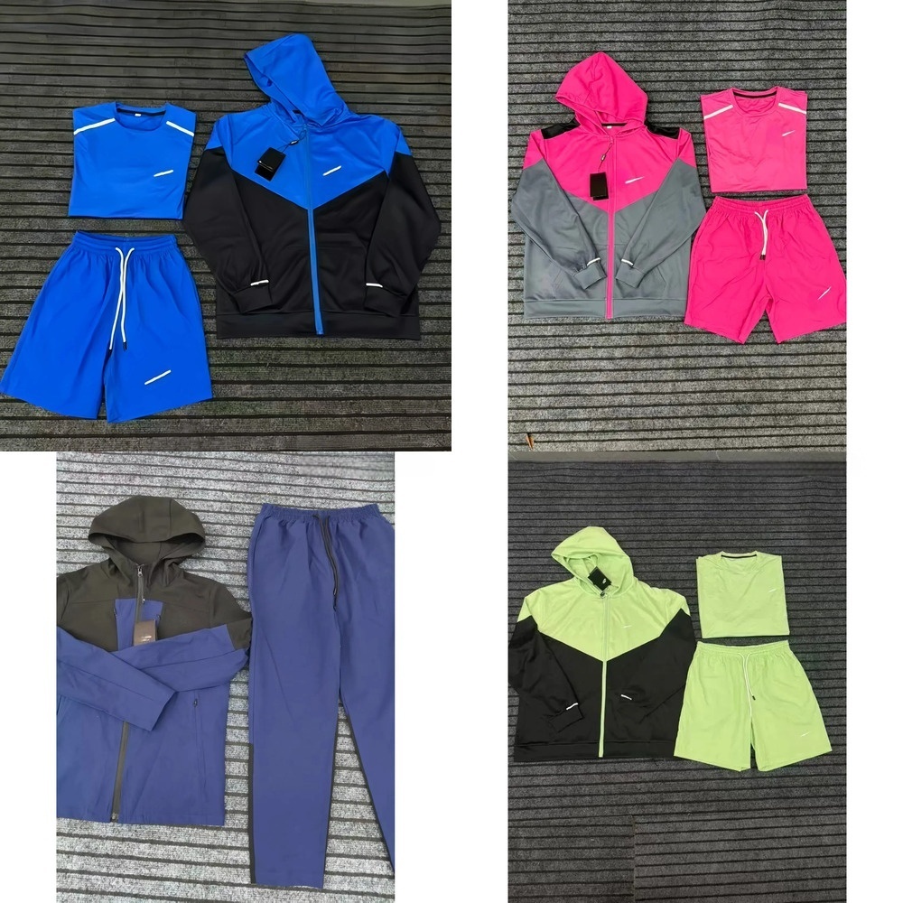 26 new designer monterex tracksuit tech 3 piece set Mens monterex tracksuit monterex tracksuit sports fiesssuits running shirts shorts sweatpan